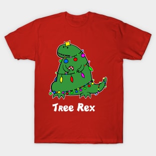 Tree Rex Funny Dinosaur Christmas Holiday Party T-Rex X-Mas T-Shirt